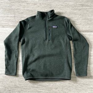 Patagonia Better Sweater 1/4 Zip - Forest Green